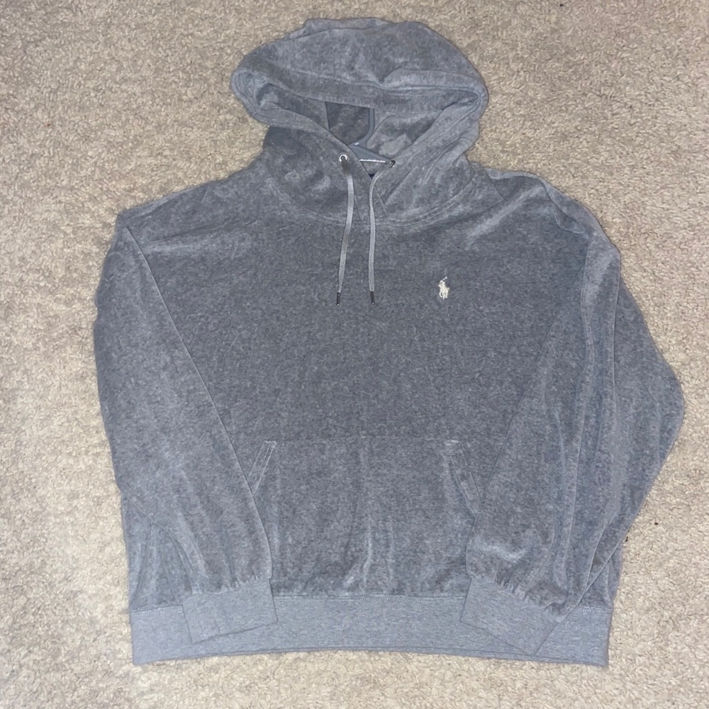 RALPH LAUREN POLO softie gray hoodie